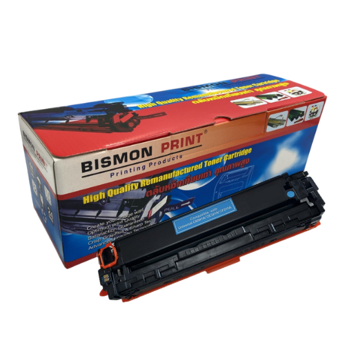 ตลับหมึกเทียบเท่า Toner Cartridge Compatible HP CB541A Cyan, HP 25A Remanufactured